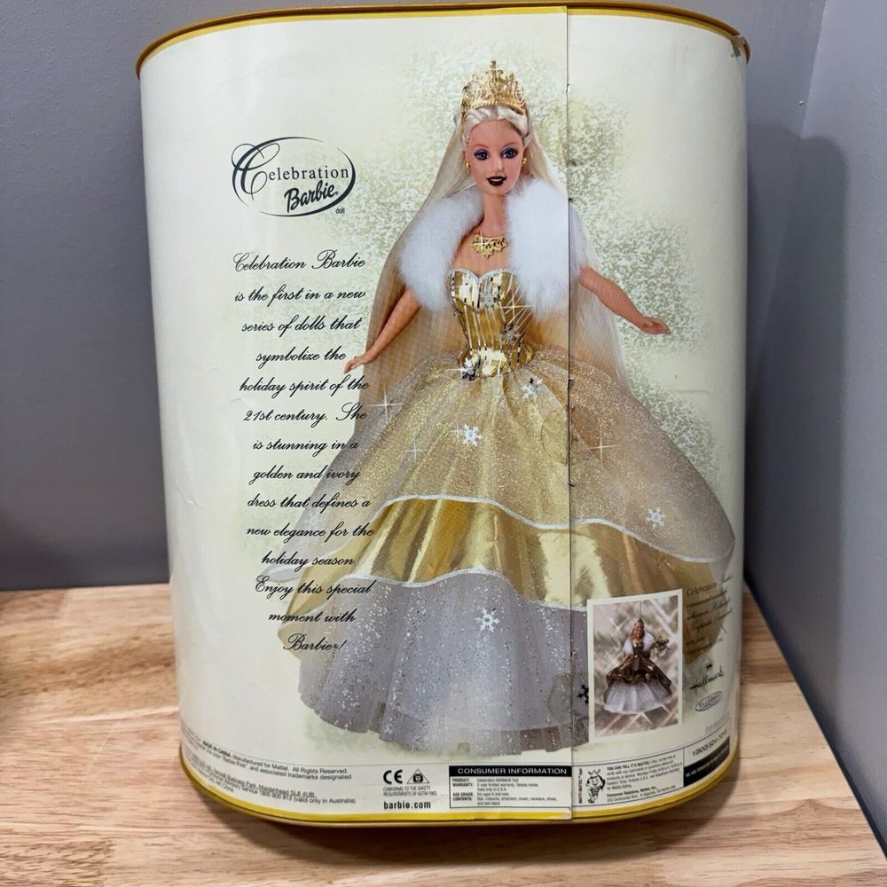 RARE Special 2000 edition celebration barbie‎ 28269.  NEVER OPENED!! - Picture 3 of 6